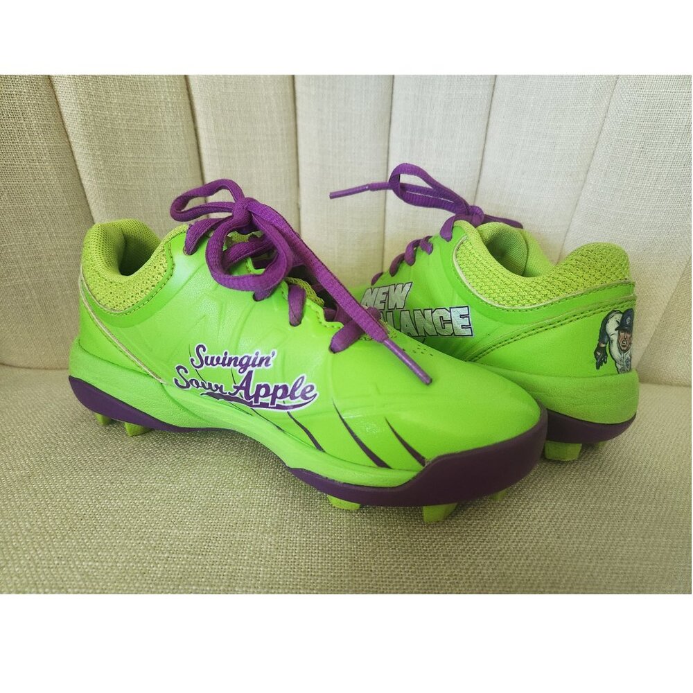 11.5 youth NB BIG LEAGUE CHEW baseball cleats SWINGIN SOUR APPLE boy NEW BALANCE
